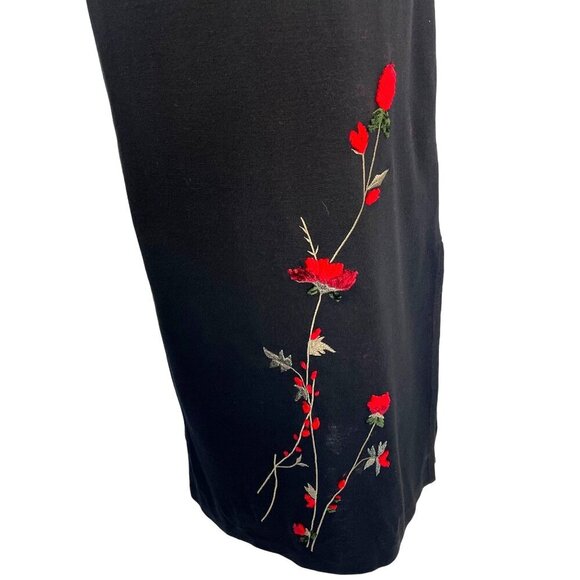 Carole Little  NEW With Tags Art Deco Boho Sleeveless Wool Blend Embroidered - Picture 5 of 7